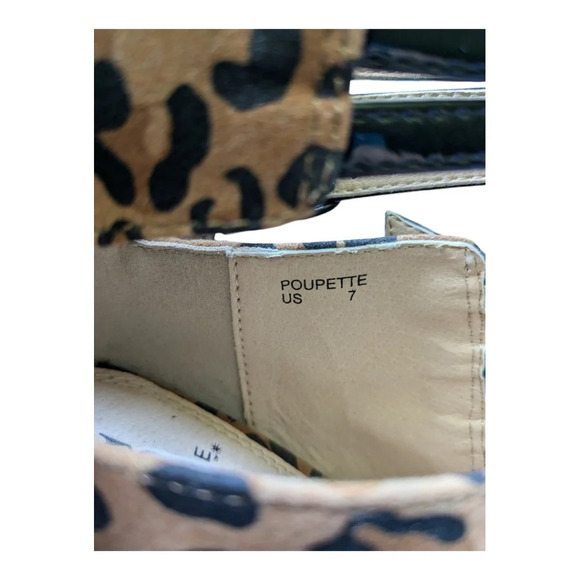 Scene Weaver Animal Print Heels  Stilettos Straps 7 - Picture 11 of 12